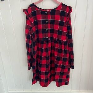 Cat & Jack size 8 girls Buffalo flannnel dress. Cute & cozy!!
